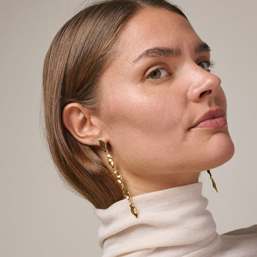 ENAMEL Copenhagen Øredobber, India Earrings 925S/GP