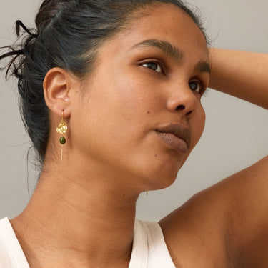 ENAMEL Copenhagen Øredobber, Kai Earrings Khaki