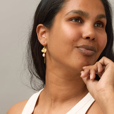 ENAMEL Copenhagen Øredobber, Kai Earrings Powder Pink