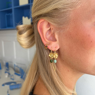 ENAMEL Copenhagen Øredobber, Kai Earrings Sage