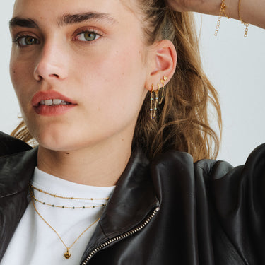 ENAMEL Copenhagen Øredobber, Lola Earrings Khaki