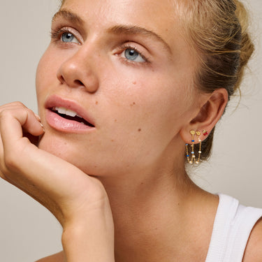 ENAMEL Copenhagen Øredobber, Lola Earrings Marine