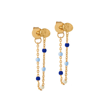 ENAMEL Copenhagen Øredobber, Lola Earrings Marine