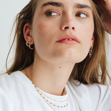 ENAMEL Copenhagen Øredobber, Lola Small Earrings Rainbow