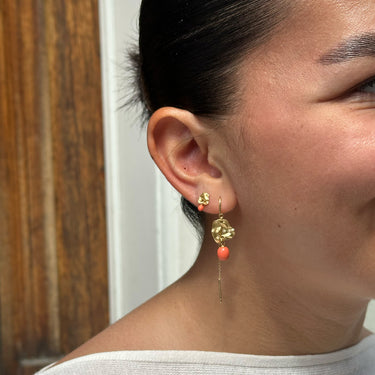 ENAMEL Copenhagen Øredobber, Mio Earrings Light Coral