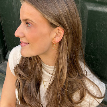 ENAMEL Copenhagen Øredobber, Organic Lovelink Earrings Gold Plated