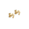 ENAMEL Copenhagen Øredobber, Organic Star Earrings Gold Plated
