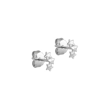 ENAMEL Copenhagen Øredobber, Organic Star Earrings Silver Plated