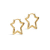 ENAMEL Copenhagen Øredobber, Organic Star Medium Earrings Gold Plated