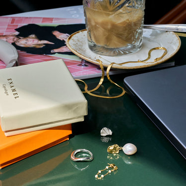 ENAMEL Copenhagen Øredobber, Paris Earrings Pearls