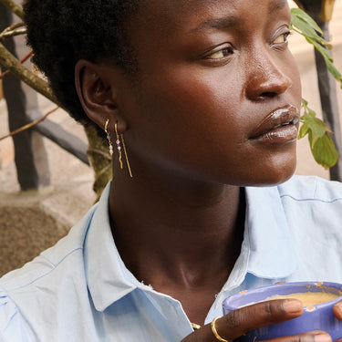 ENAMEL Copenhagen Øredobber, Viva Earrings Violet