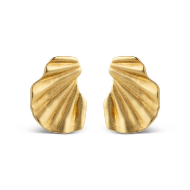 ENAMEL Copenhagen Øredobber, Wave Earrings Gold Plated