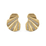ENAMEL Copenhagen Øredobber, Wave CZ Earrings Clear CZ