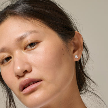 ENAMEL Copenhagen Øredobbers, Organic clover Earrings 925S/M