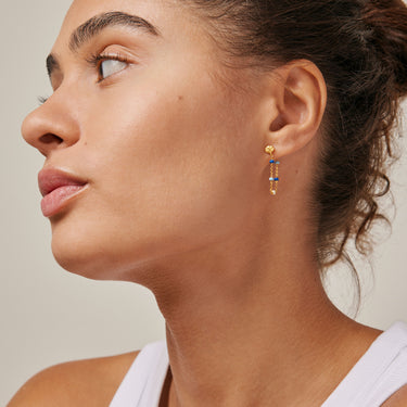 ENAMEL Copenhagen Øreringer, Lola Earrings Marine