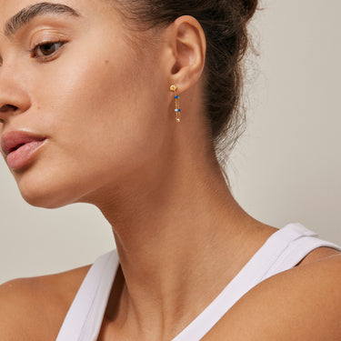 ENAMEL Copenhagen Øreringer, Lola Earrings Marine