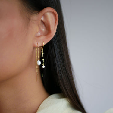 ENAMEL Copenhagen Øreringer, Lilja Earrings 925S/GP