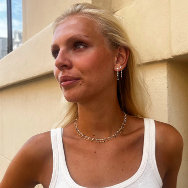 ENAMEL Copenhagen Øreringer, Lola Earrings Marine