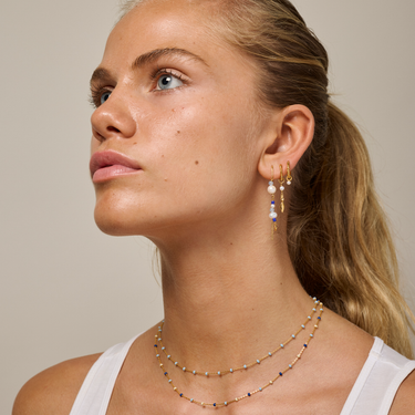 ENAMEL Copenhagen Øreringer, Sofia Earrings Marine