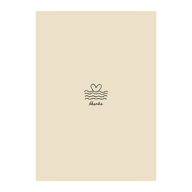 ENAMEL Copenhagen Postcard A6 Complimentary POS Display HEART