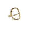 ENAMEL Copenhagen Ring, Organic Arena Rings Gold Plated