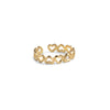ENAMEL Copenhagen Ring, Organic Lovelink Rings Gold Plated