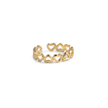 ENAMEL Copenhagen Ring, Organic Lovelink Rings Gold Plated