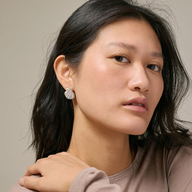 ENAMEL Copenhagen Øreringer, Wave Earrings 925S/M