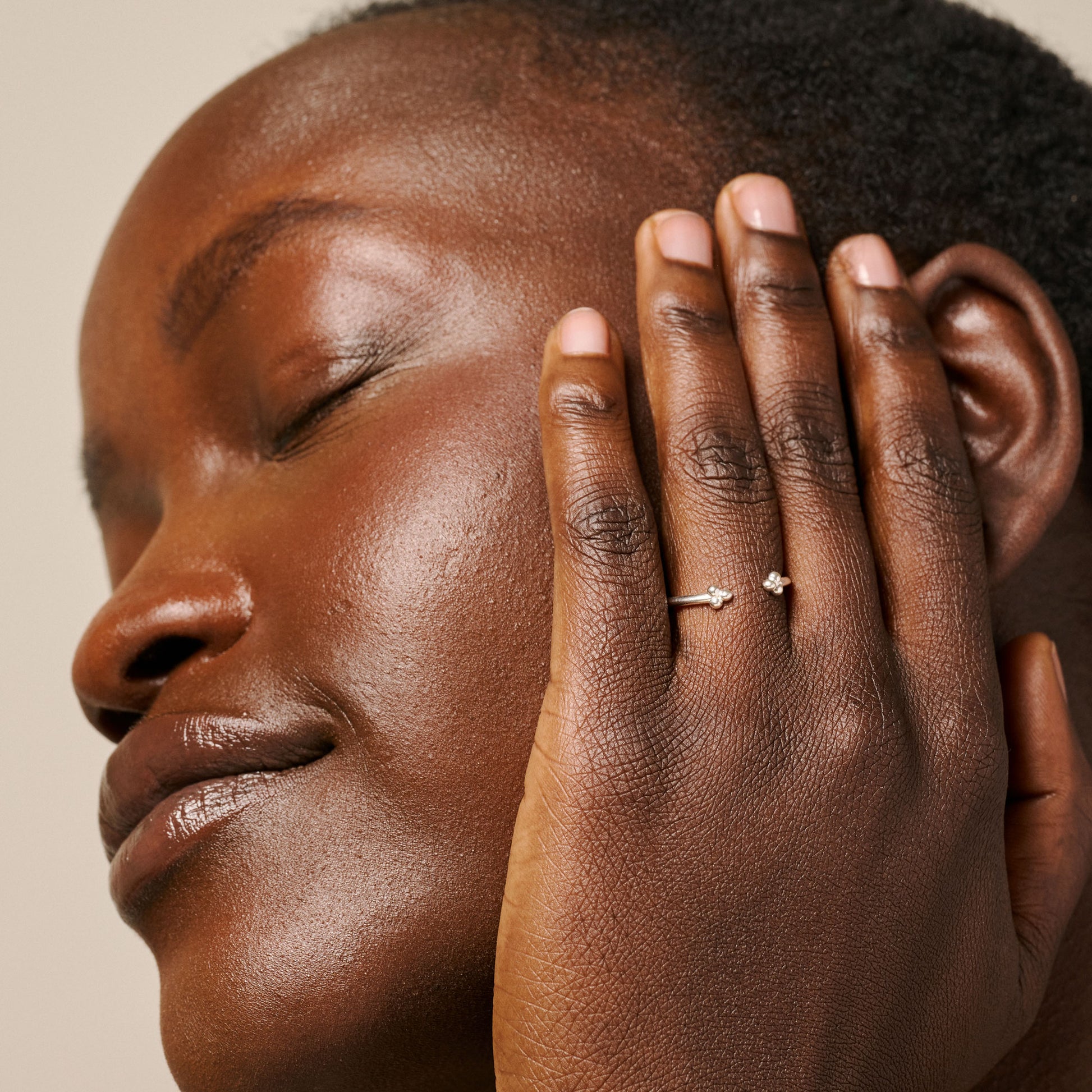 ENAMEL Copenhagen   Ring, Simple Flower Rings 925S