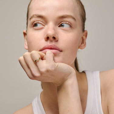 ENAMEL Copenhagen Ring, Sunshine Wreath Rings 925S/GP