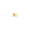 ENAMEL Copenhagen Stud, Protective Cross - Single Earrings 925S/GP
