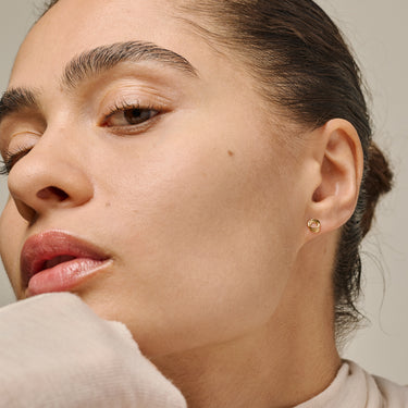 ENAMEL Copenhagen Studs, Bellu Mini Earrings 925S/GP