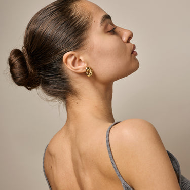 ENAMEL Copenhagen Studs, Carya Earrings 925S/GP