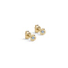 ENAMEL Copenhagen Studs, Mini Sunshine Earrings Steel Blue