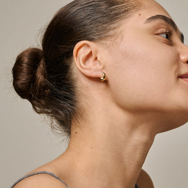 ENAMEL Copenhagen Studs, Nima Earrings 925S/GP