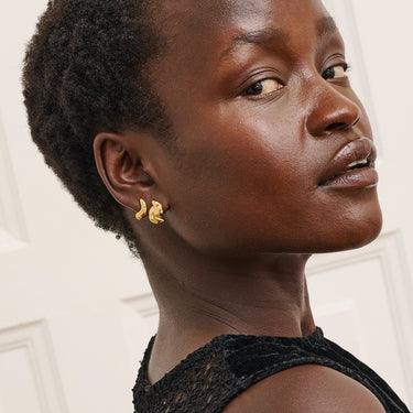 ENAMEL Copenhagen Studs, Nima Earrings 925S/GP