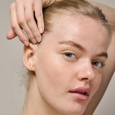 ENAMEL Copenhagen Studs, Small Sunshine Earrings Daisy