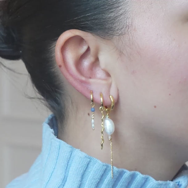 ENAMEL Copenhagen Øreringer, Adeline Earrings Pearl