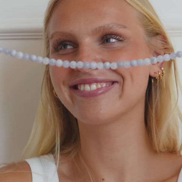 ENAMEL Copenhagen Halskjede, Ciel Necklaces Steel Blue