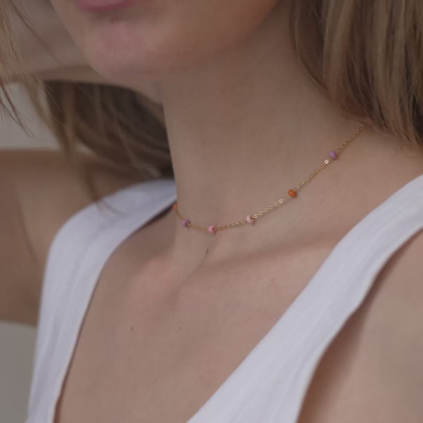 ENAMEL Copenhagen Halskjede, Lola Bold Necklaces Blush