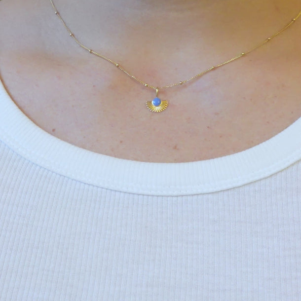 ENAMEL Copenhagen Halskjede, Soleil Necklaces Cornflower