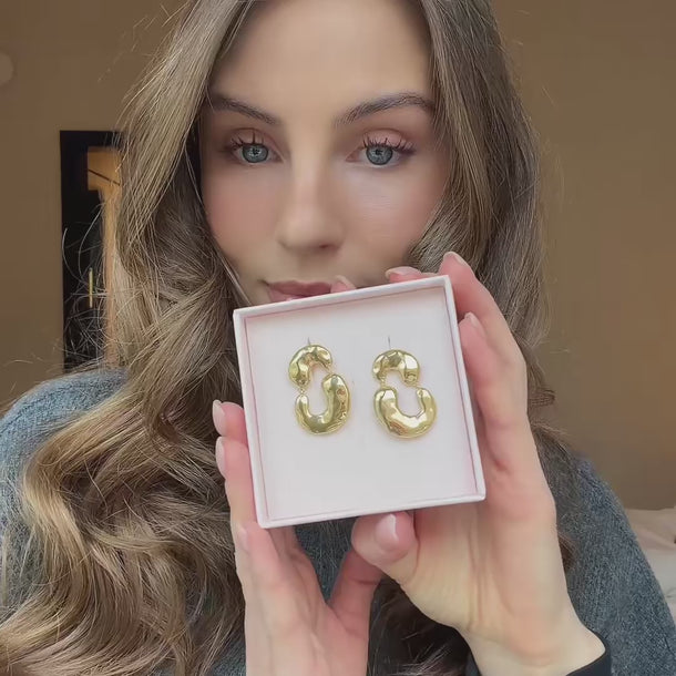 ENAMEL Copenhagen Øredobber, Viona Earrings 925S/GP