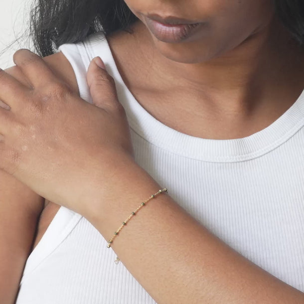 ENAMEL Copenhagen Armbånd, Lola Bracelets Khaki