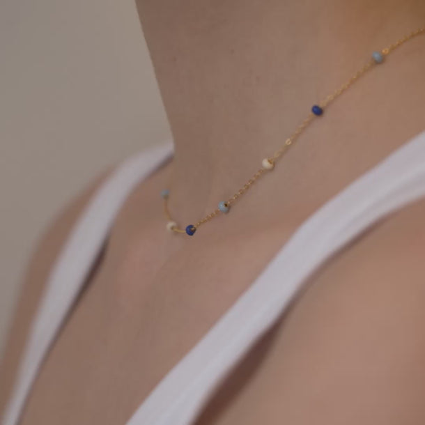 ENAMEL Copenhagen Halskjede, Lola Bold Necklaces Marine