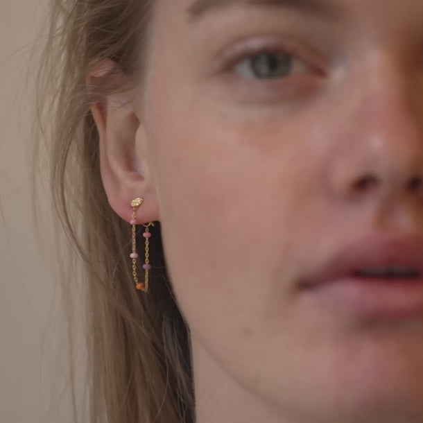 ENAMEL Copenhagen Øreringer, Lola Earrings Blush