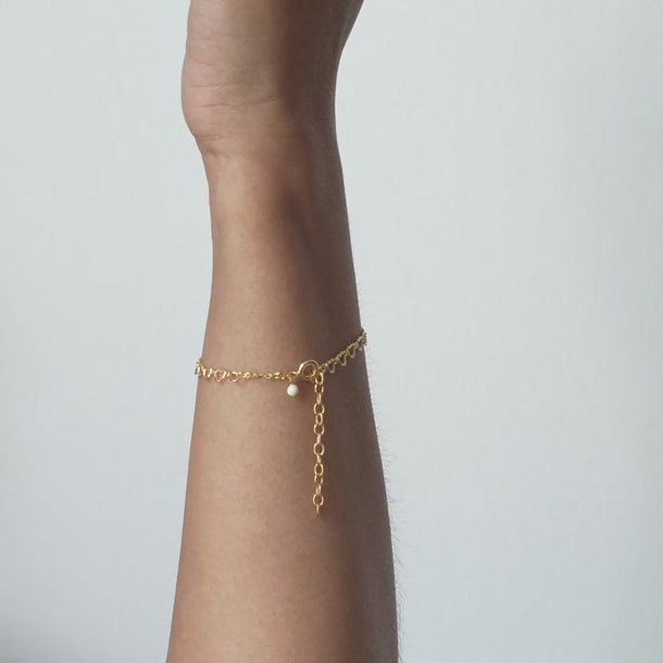 ENAMEL Copenhagen Armbånd, Organic Lovelink Bracelets Gold Plated