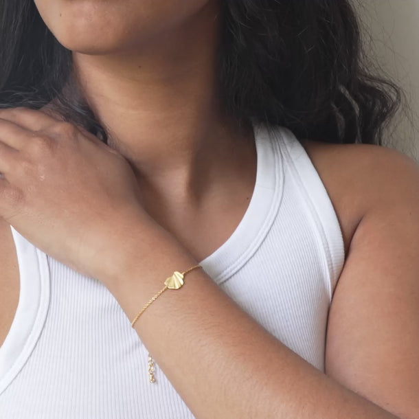 ENAMEL Copenhagen Armbånd, Wave Bracelets Gold Plated