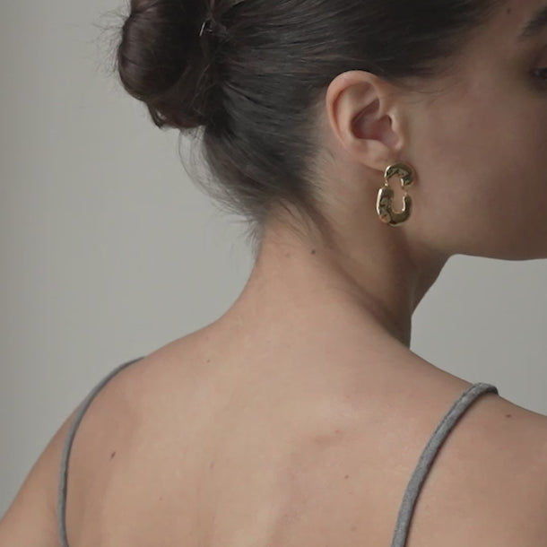 ENAMEL Copenhagen Earrings, Viona Earrings 925S/GP