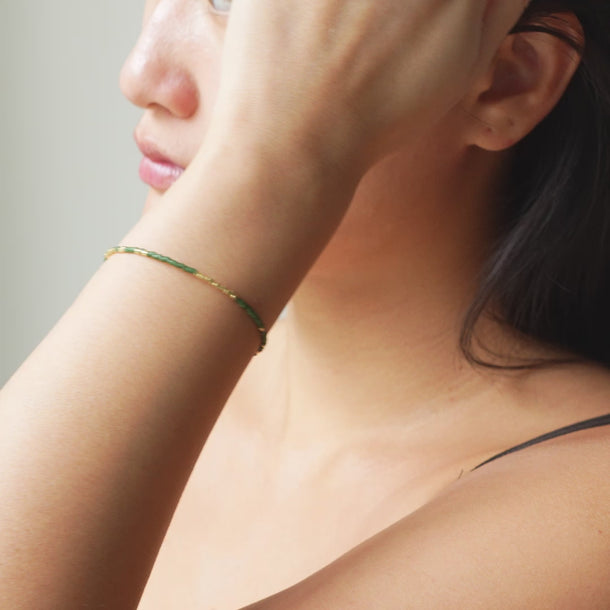 ENAMEL Copenhagen Armbånd, Petra Bracelets Khaki