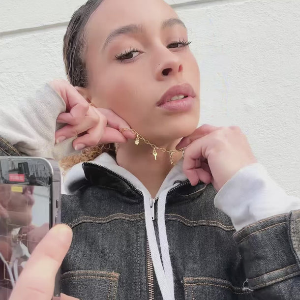 ENAMEL Copenhagen Charm, Twin Heart Charms Right